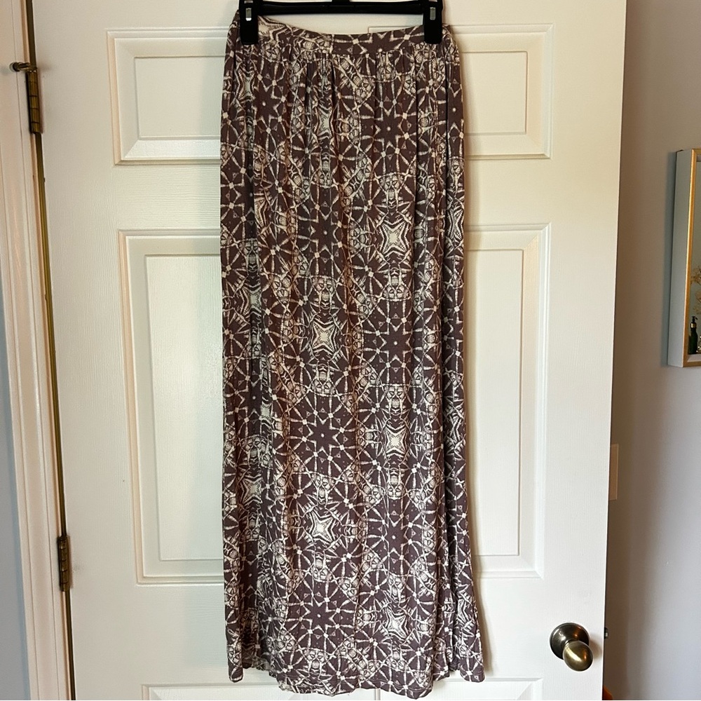 Patterned Women's boho long maxi Skirt